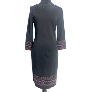 NEW Dolcezza Size Small Dress Black Lagenlook Art to Wear